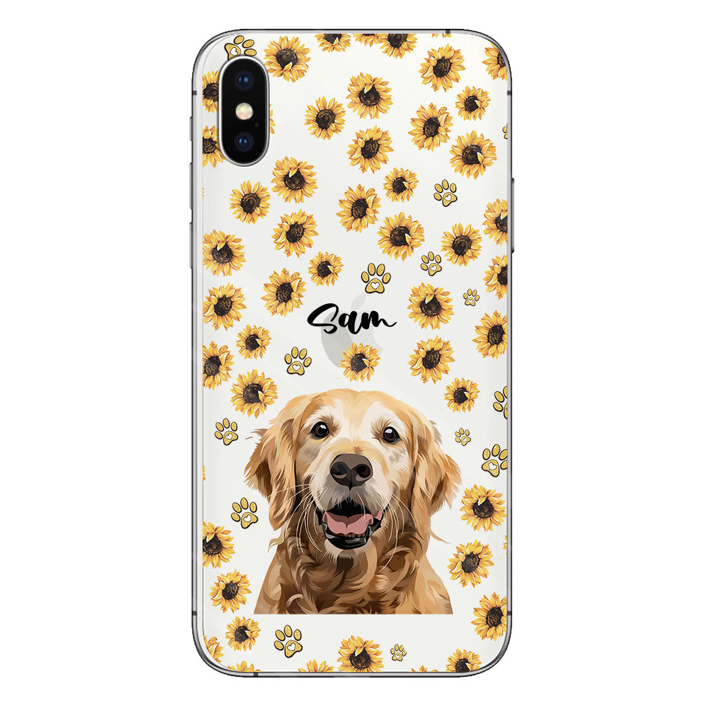 You Are My Sunshine - Personalized Dog Clear Phone Case