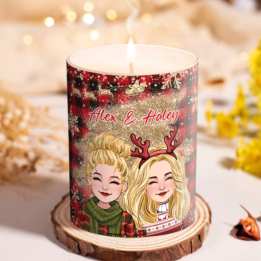 Dear Bestie - Personalized Bestie Candle With Wooden Lid
