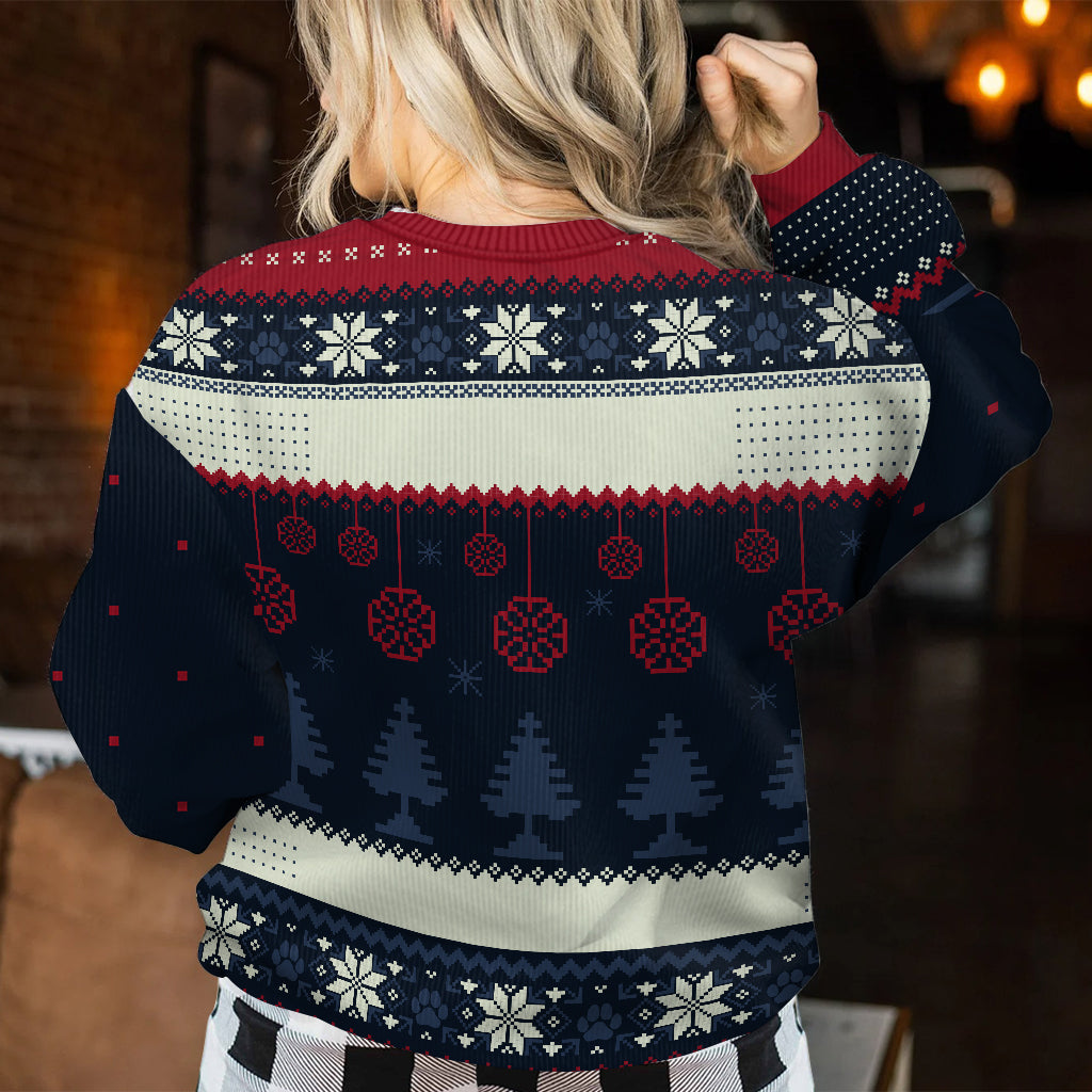 Meowy Christmas - Personalized Cat Ugly Sweater