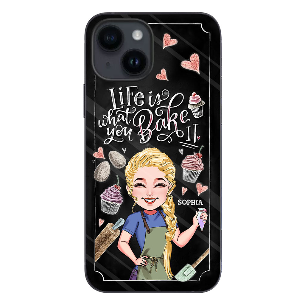 Life Is What You Bake It - Personalized Baking Phone Case