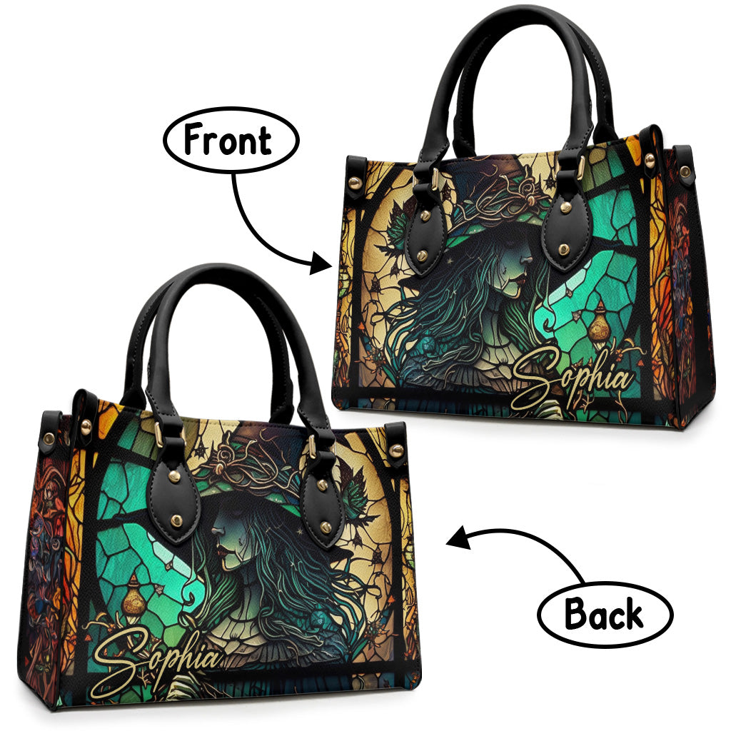 Mysterious Witch - Personalized Witch Leather Handbag