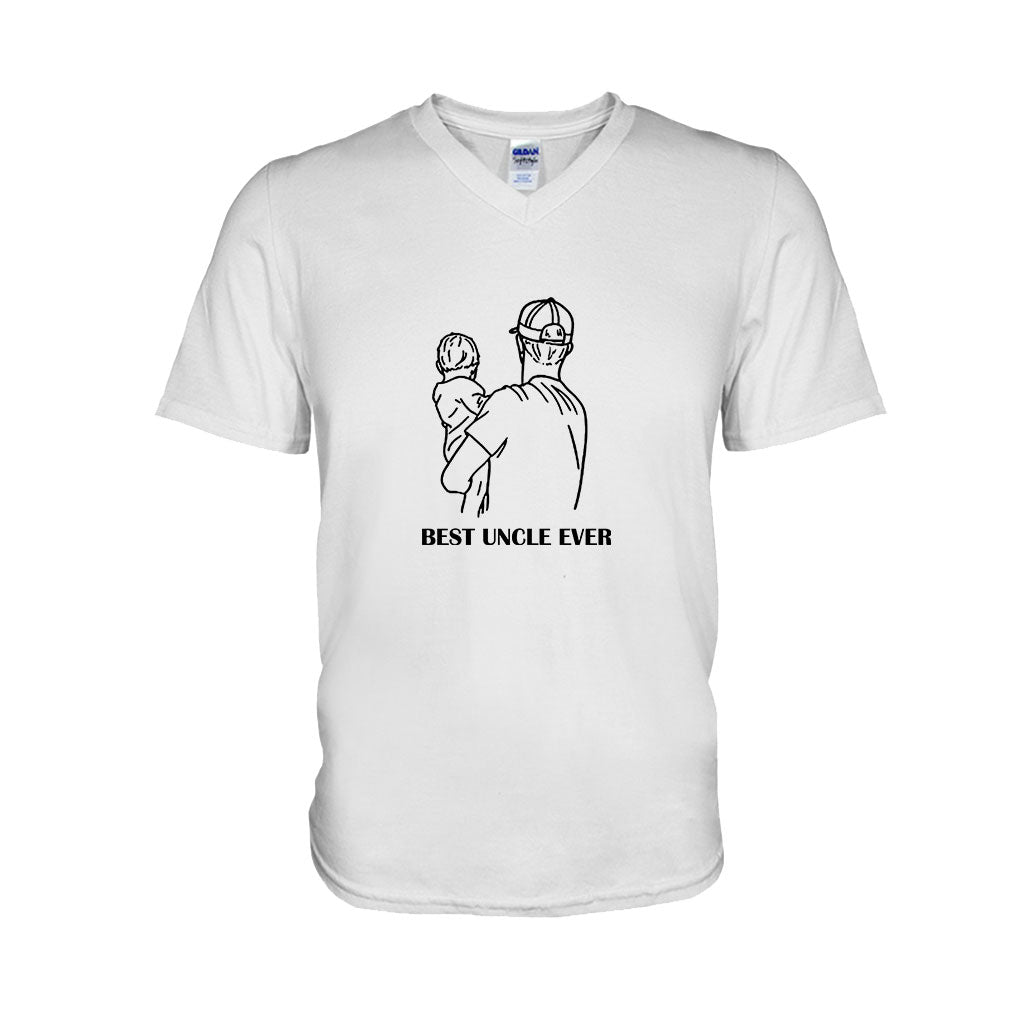 Meilleur oncle du monde - Cadeau pour tonton - T-shirt et sweat à capuche personnalisés