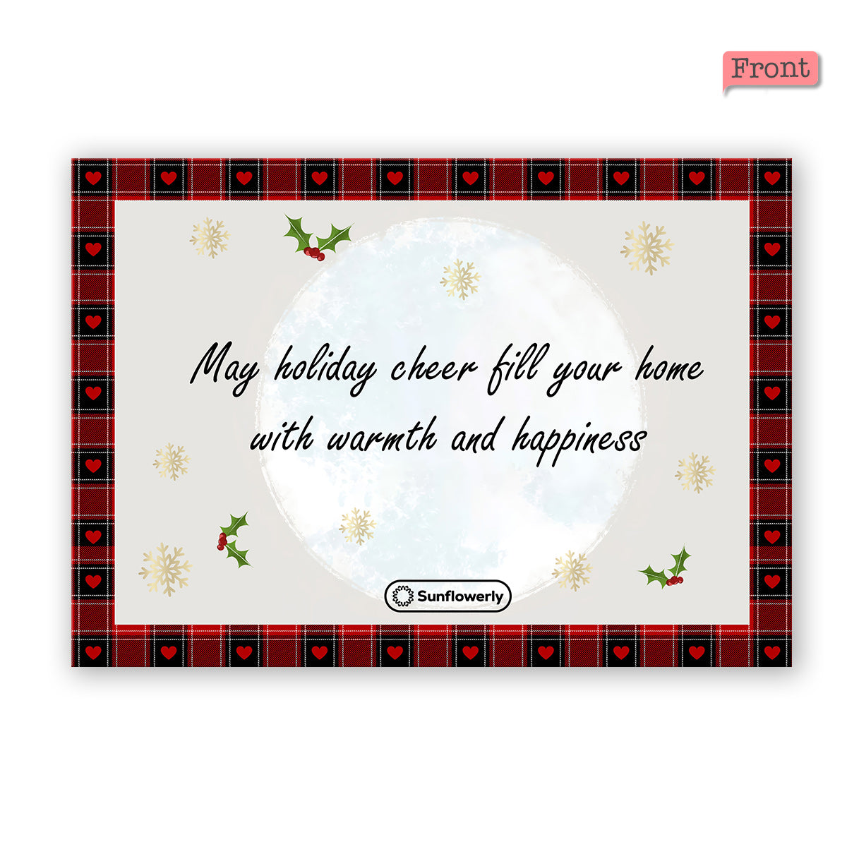 Merry Christmas - Personalized Family Greeting Card