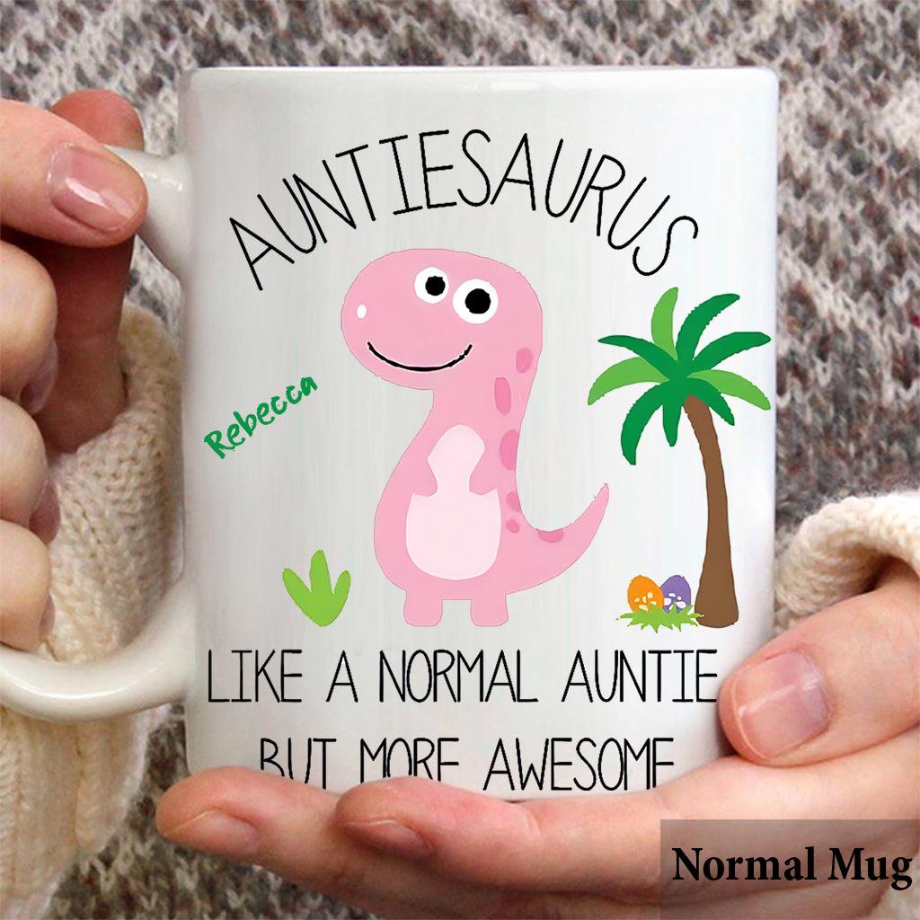 Mug personnalisé « Tante Dinosaure »