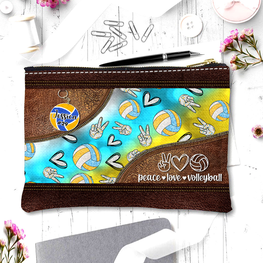 Peace Love Volleyball – Personalisierte Volleyballtasche