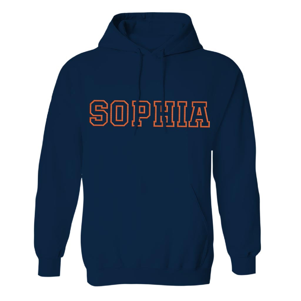 Personalisierter Hoodie mit Stickerei für die Enkelin – individueller Name