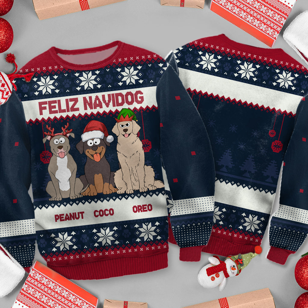 Merry Woofmas - Personalized Dog Ugly Sweater
