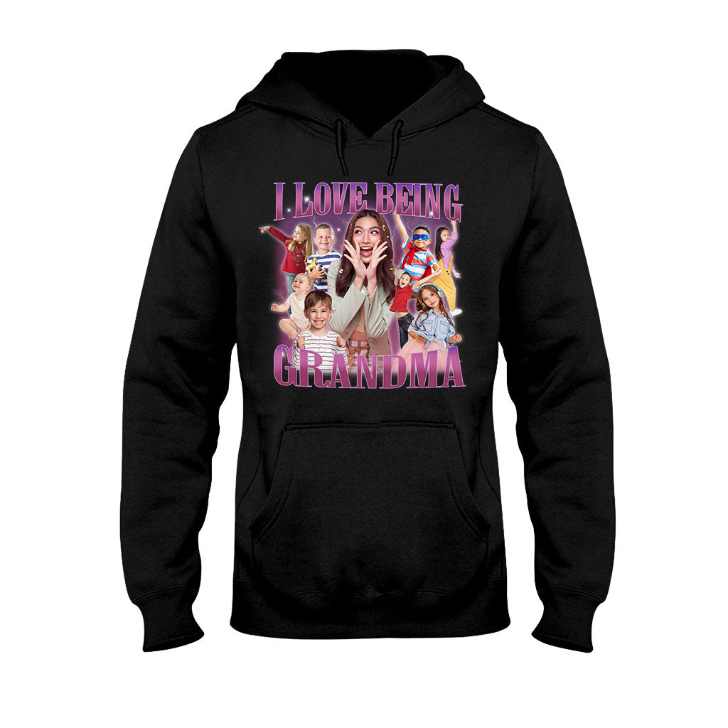 J'adore être grand-mère/mamie/mémé/gigi... - T-shirt et sweat à capuche personnalisés pour grand-mère