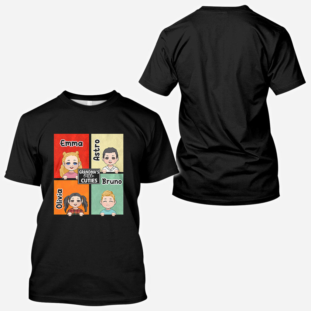 Grandma’s Little cuties - Gift for grandma, aunt - Personalized All Over Shirt