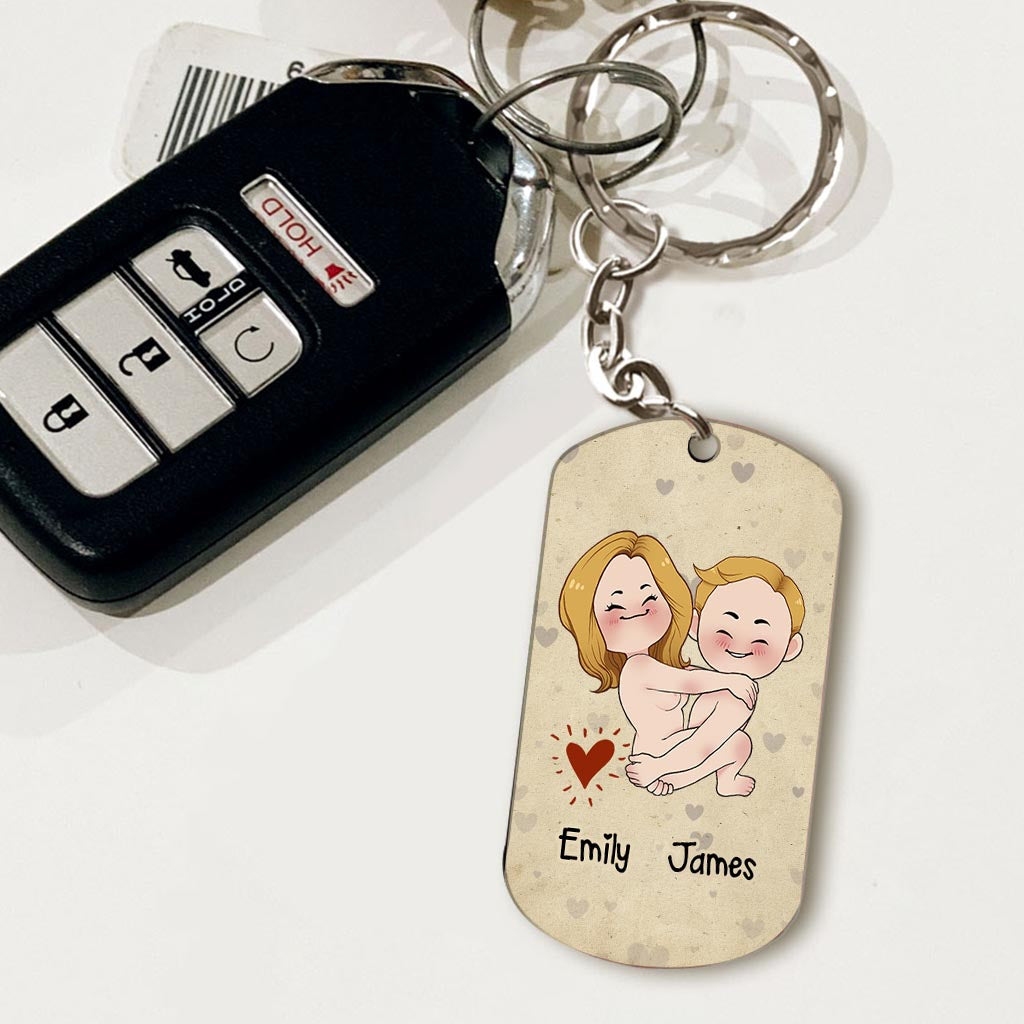 I Hope Your Day Is Nice As My Your Butt - Personalized Couple Stainless Steel Keychain