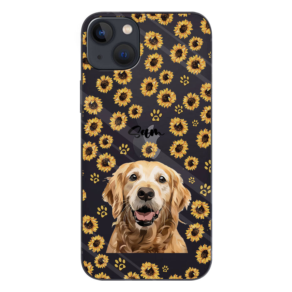 You Are My Sunshine - Personalized Dog Clear Phone Case