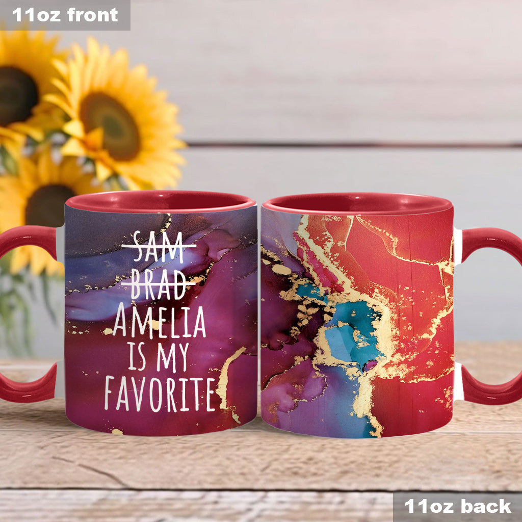 My Favorite Kid - Personalized Mother Accent Mug
