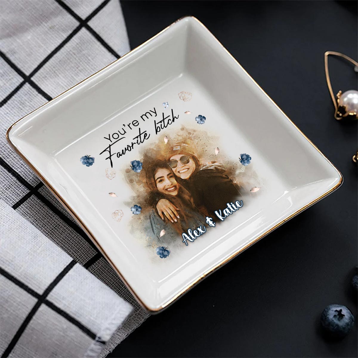 You’re My Favorite - Personalized Bestie Jewelry Dish