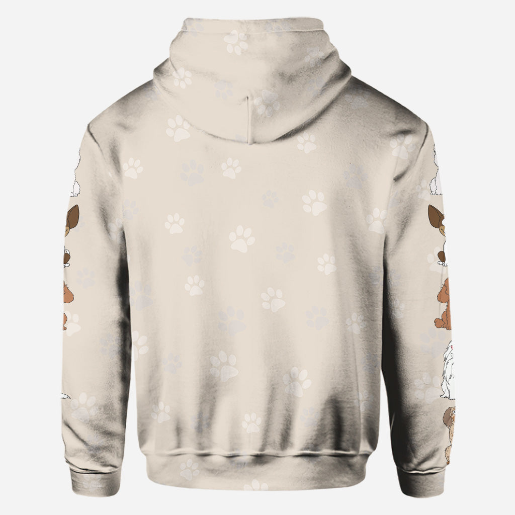 Maman de chien/Maman de chat/Maman d'animaux/Papa ​​de chien/Papa ​​de chat... - T-shirt personnalisé pour chien
