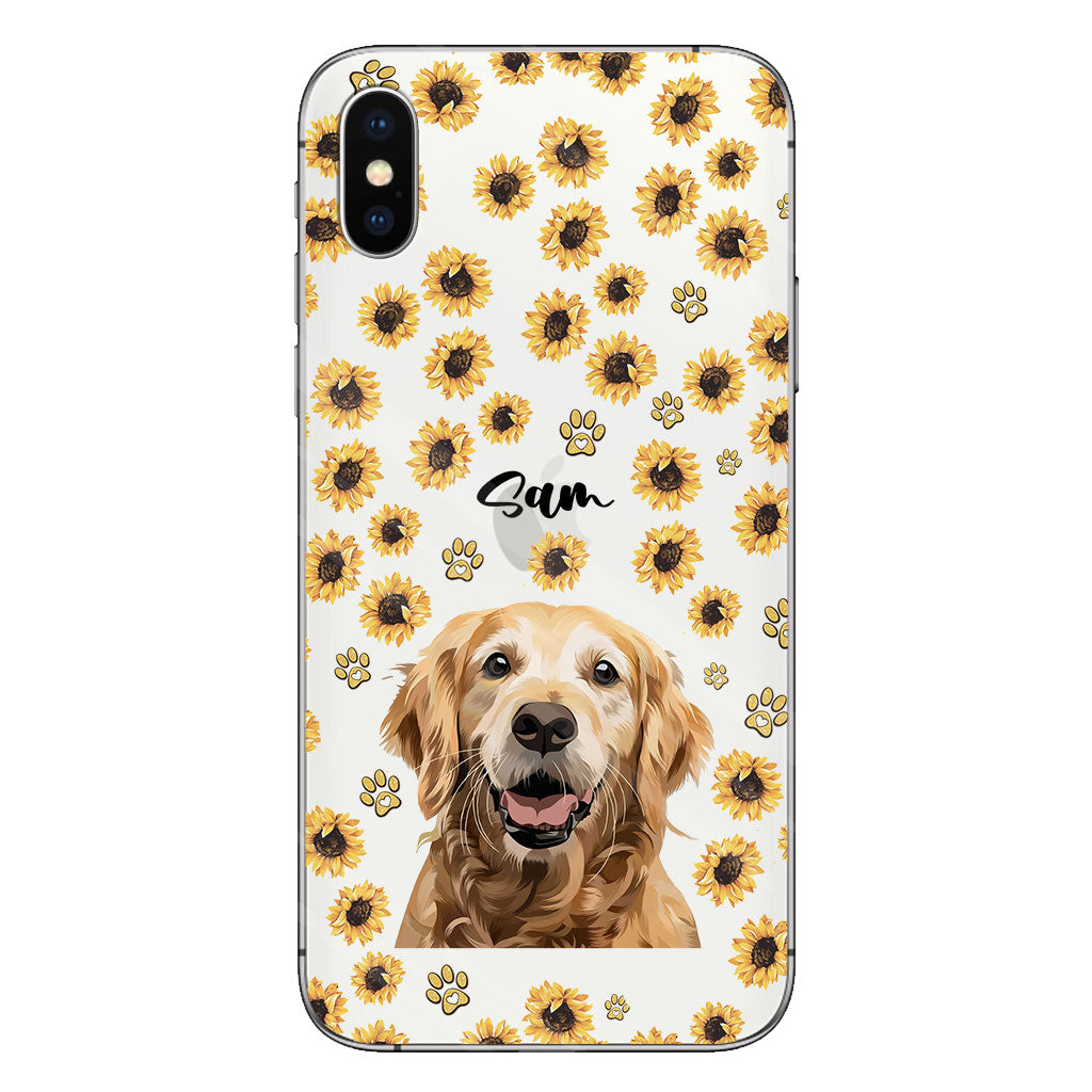 You Are My Sunshine - Personalized Dog Clear Phone Case
