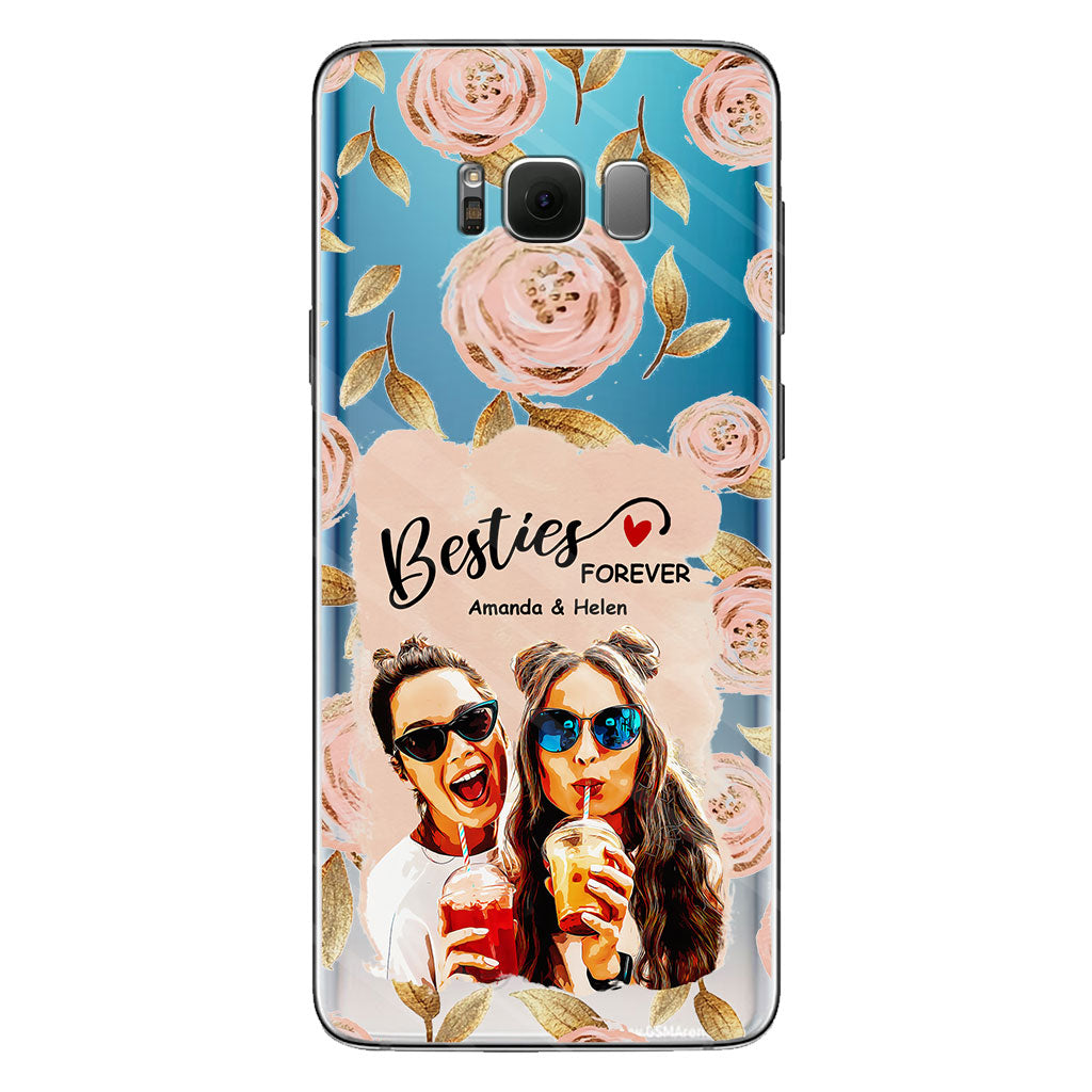 Besties Forever - Personalized Bestie Clear Phone Case