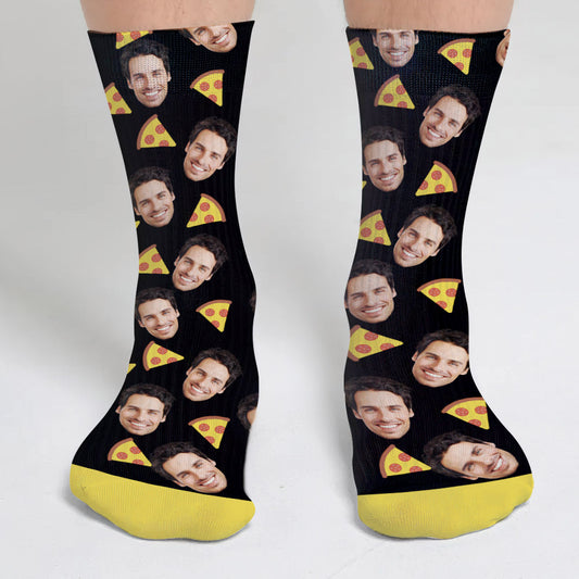Funny Icon Pattern - Personalized Father Socks