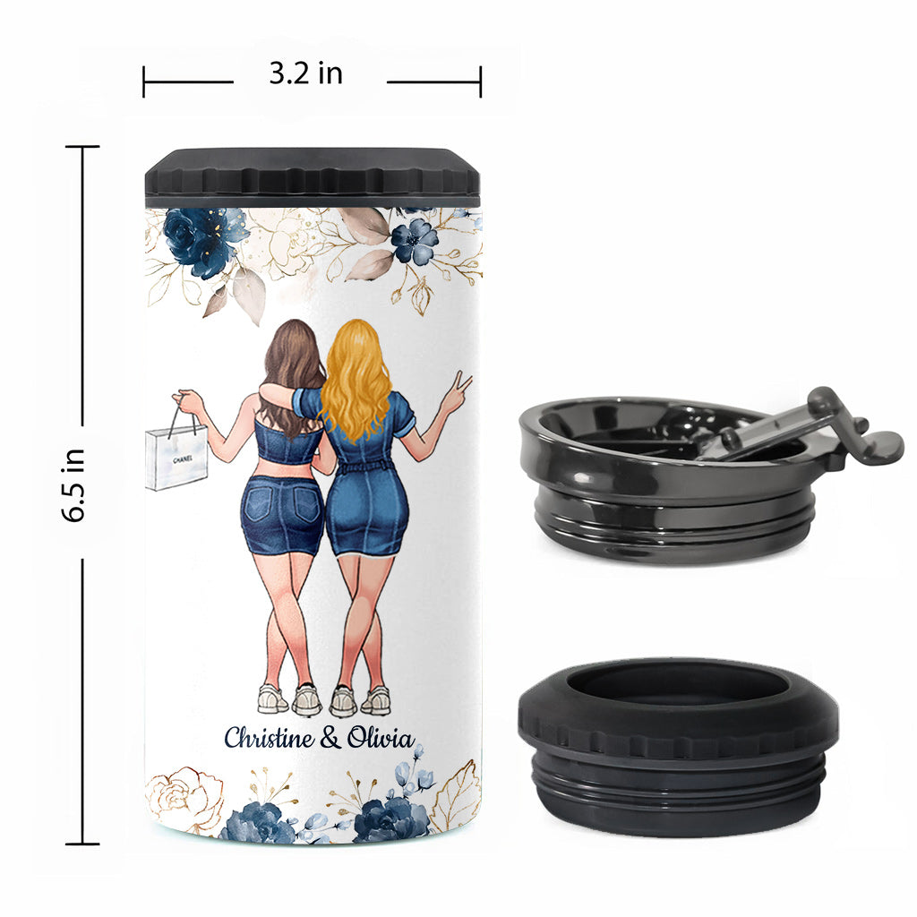 Talking To Your Sister - Personalized Bestie Can Cooler