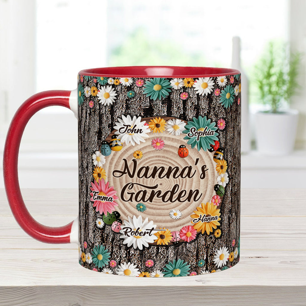 Nana's Garden - Personalisierte Tasse mit Oma-Motiv
