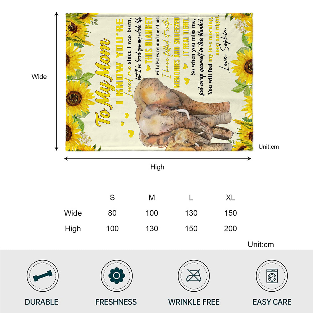 I've Loved You My Whole Life - Gift for grandma, sister, mom, grandma, aunt - Personalized Blanket