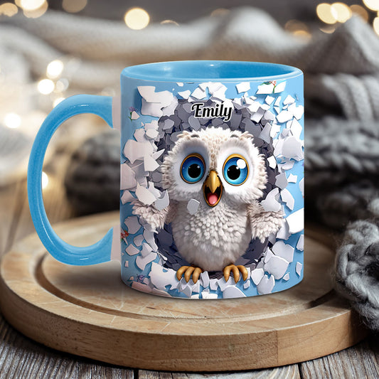 Love Owls - Personalized Owl Accent Mug