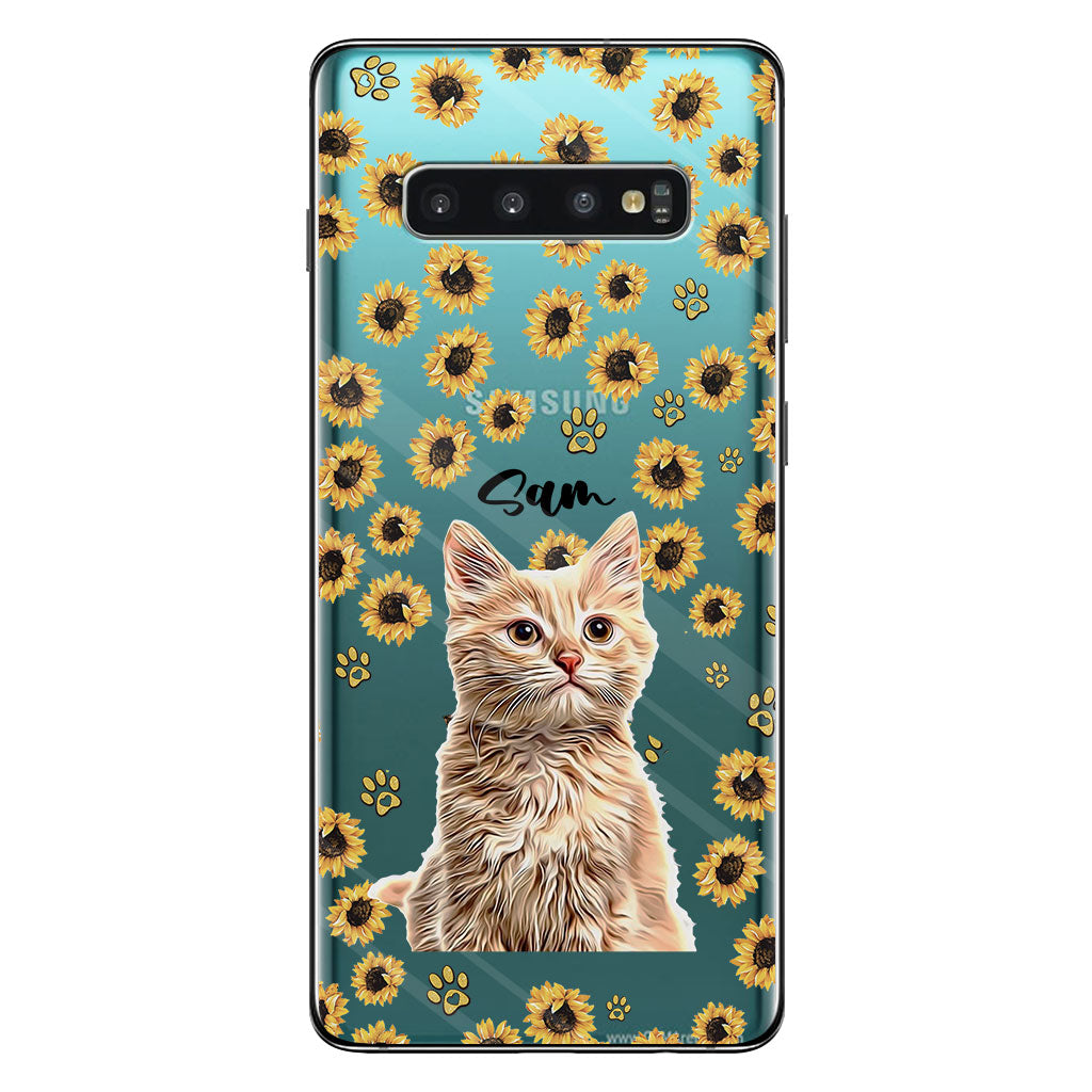 You Are My Sunshine - Personalized Dog Clear Phone Case