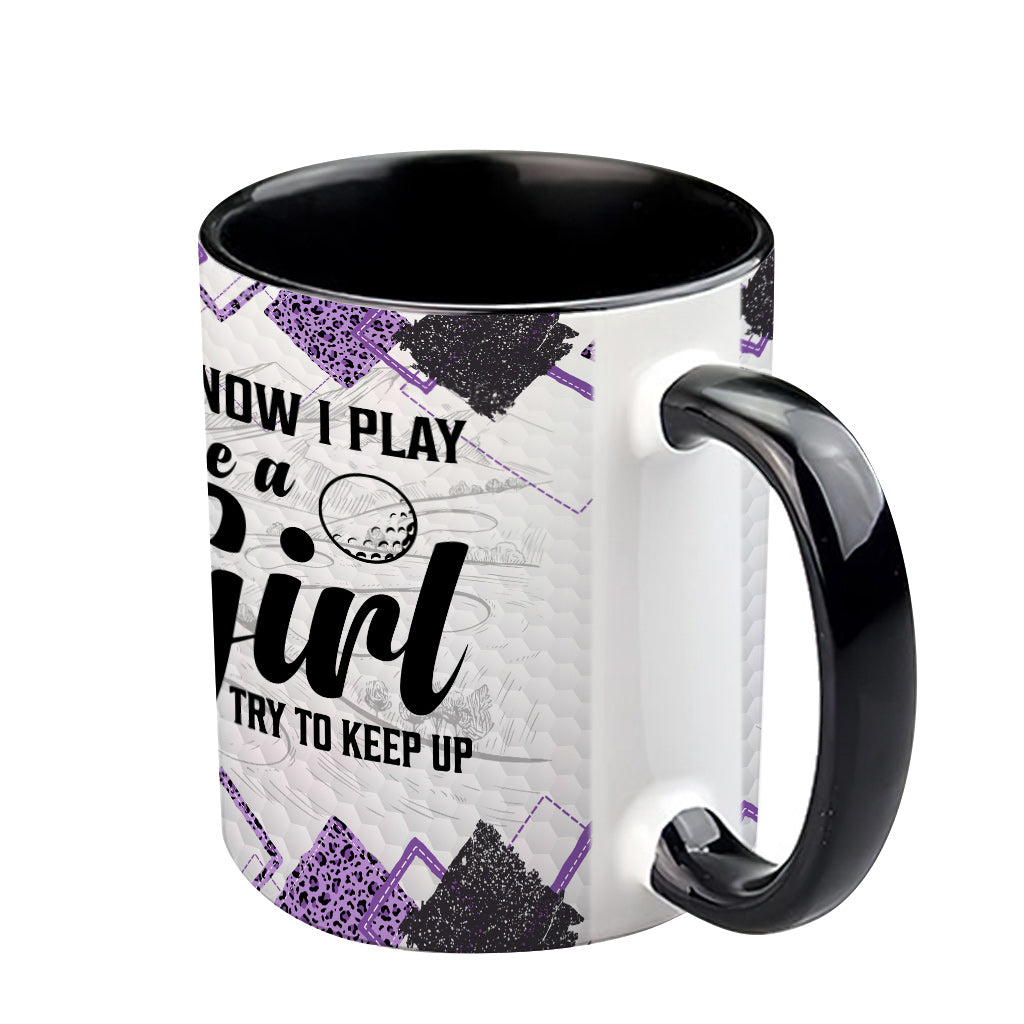 Cours de golf - Cadeau de golf pour elle, petite amie, épouse, fille - Mug personnalisé