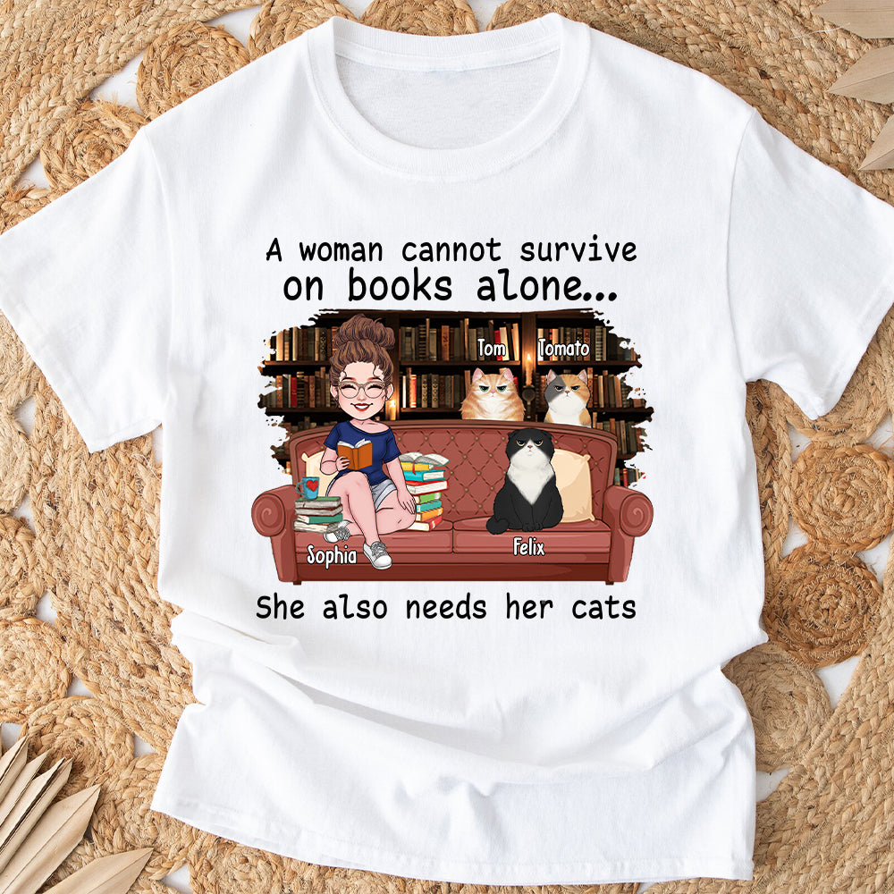 Just A Girl Who Loves Book - Personalized Book T-shirt & Hoodie