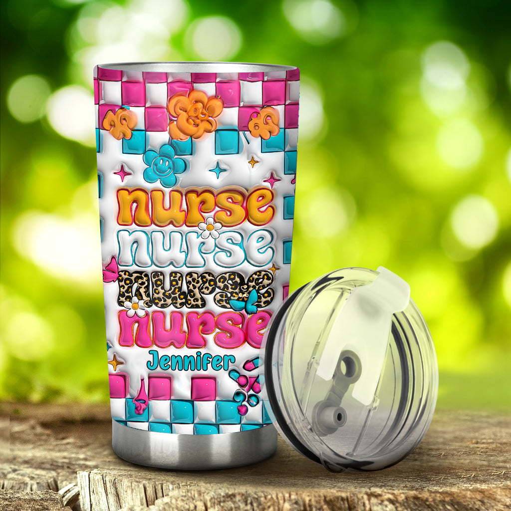 Nurse Life – Personalisierter Krankenschwester-Trinkbecher