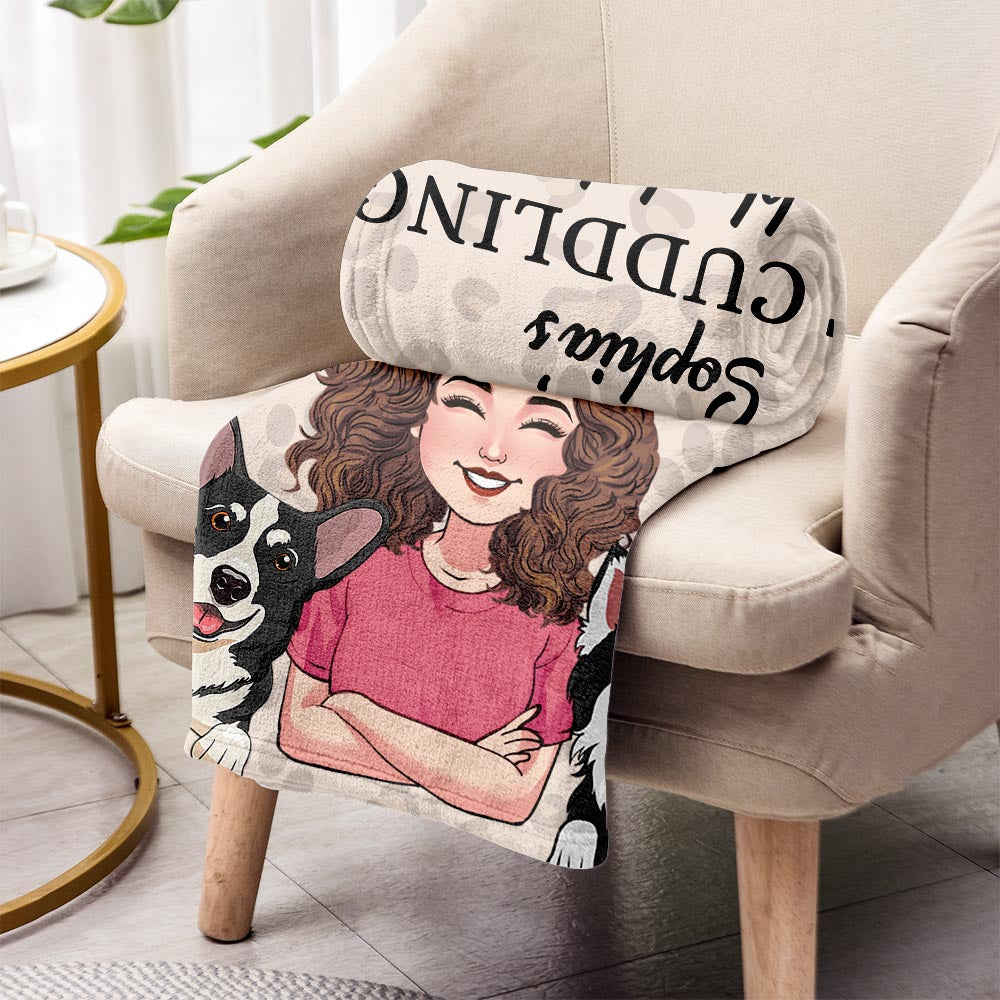 Couverture douillette pour animaux - Cadeau pour amoureux des chats - Couverture personnalisée