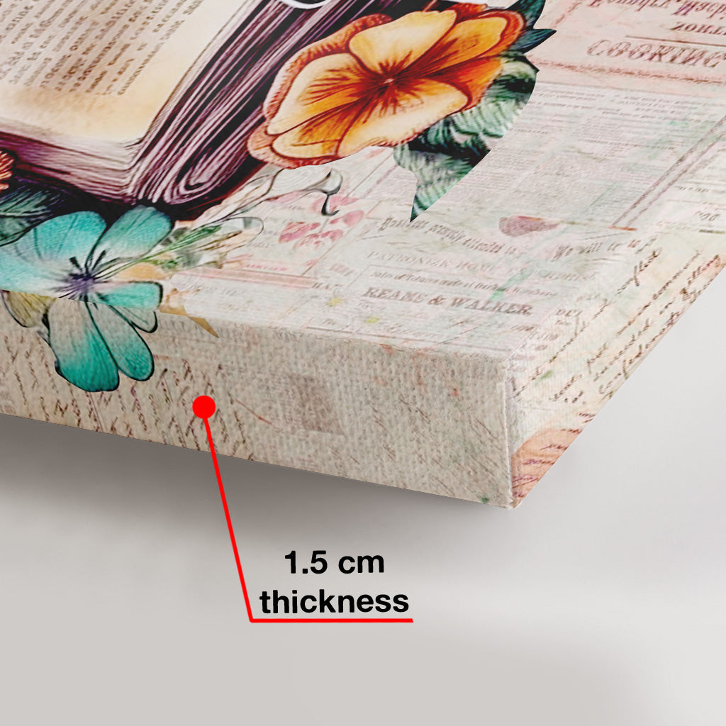 Just One More Chapter - Personalized Book Canvas And Poster