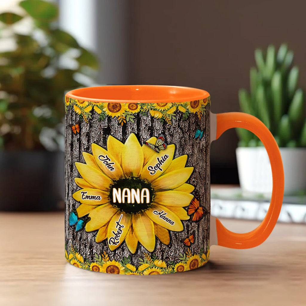Nana's Garden - Personalisierte Tasse mit Oma-Motiv