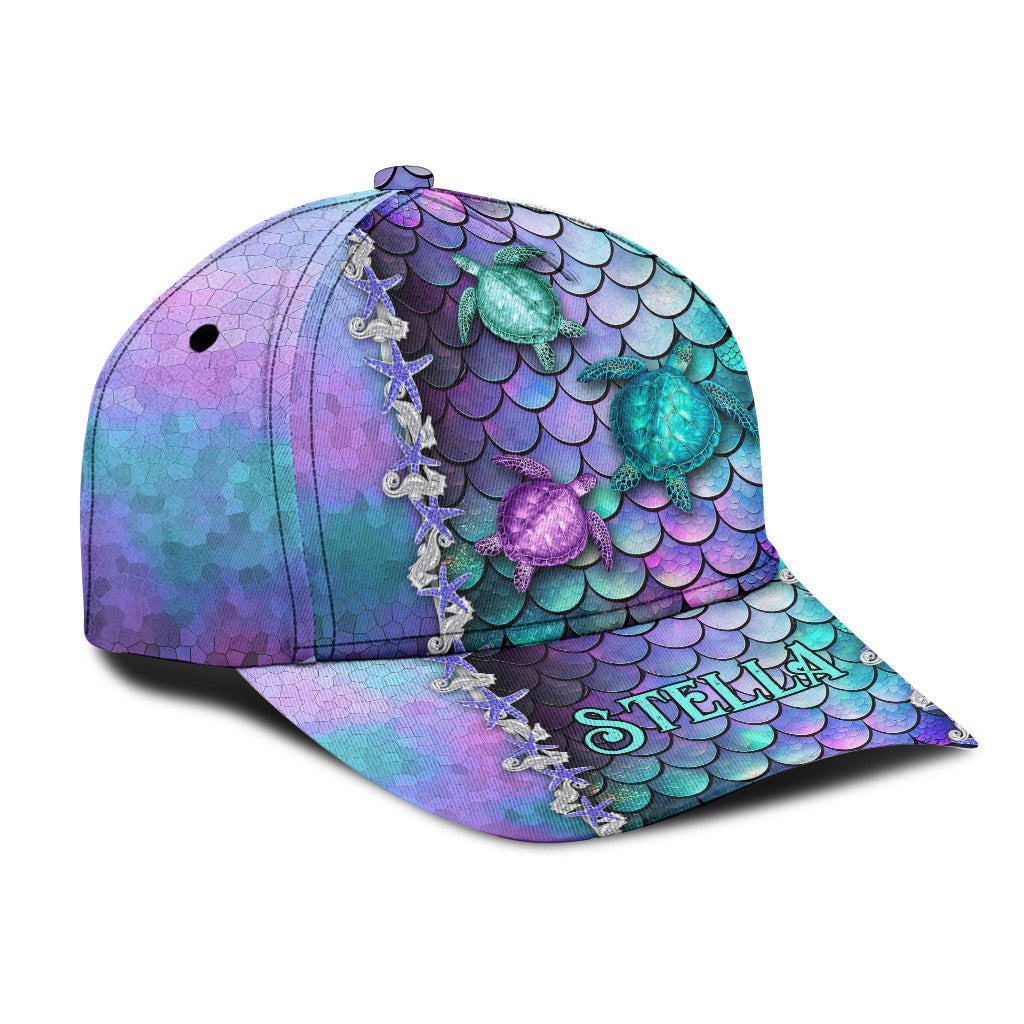 Legend Of The Blue Ocean - Personalized Turtle Classic Cap