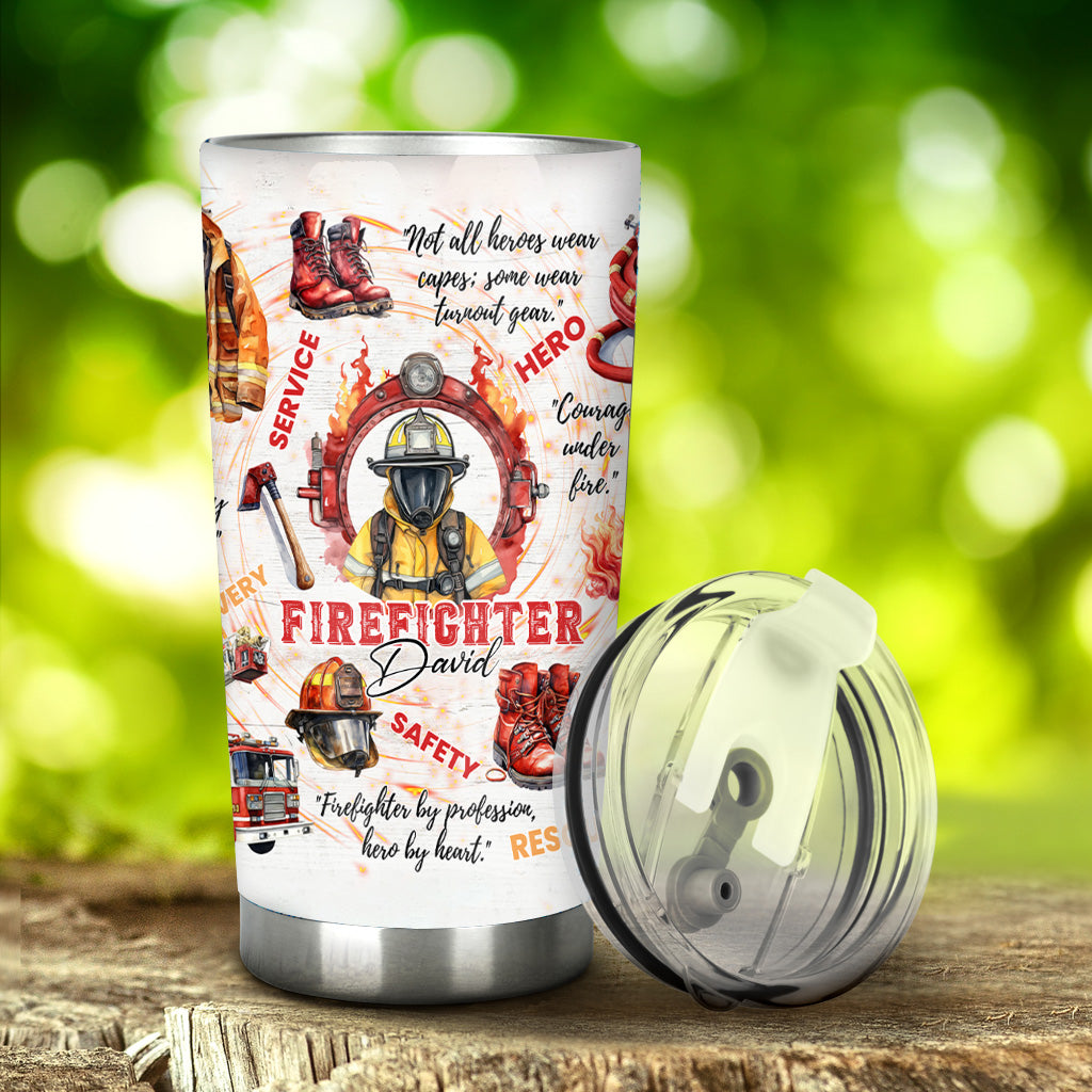 Mut in der Not – Personalisierter Feuerwehr-Trinkbecher
