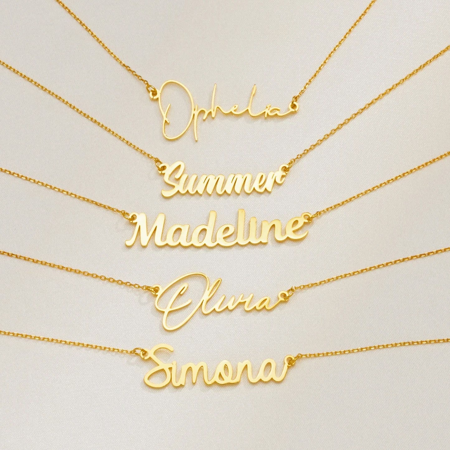 Auntie - Gift for Aunt - Personalized Name Necklace