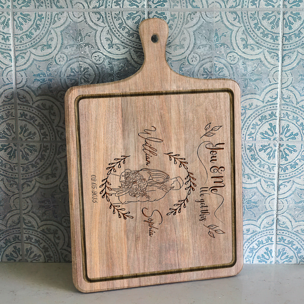 You & Me - Personalized Couple Cutting Board
