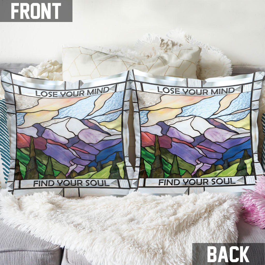 Lose Your Mind - Hiking Throw Pillow