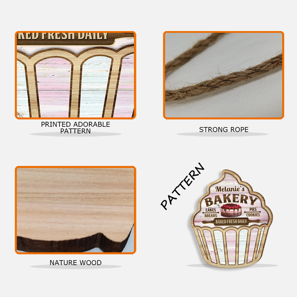 Just A Girl Who Loves Baking - Personalized Baking Wood Sign