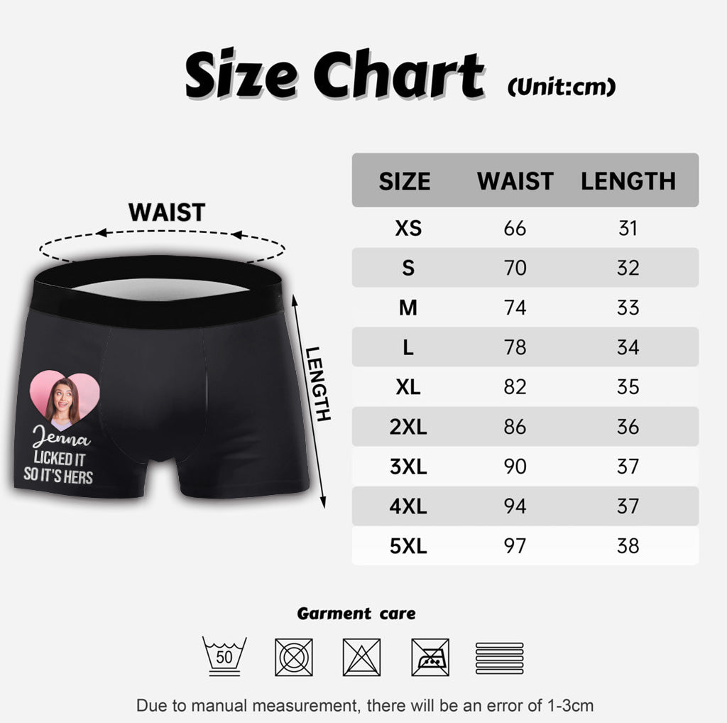 Lick It - Personalized Couple Men's Boxer Briefs