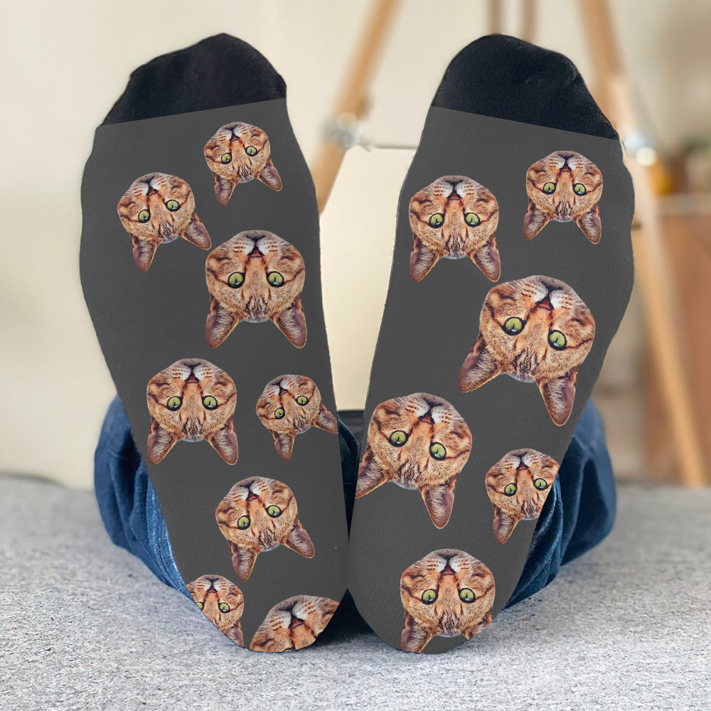 Individuell gestaltete Katzensocken