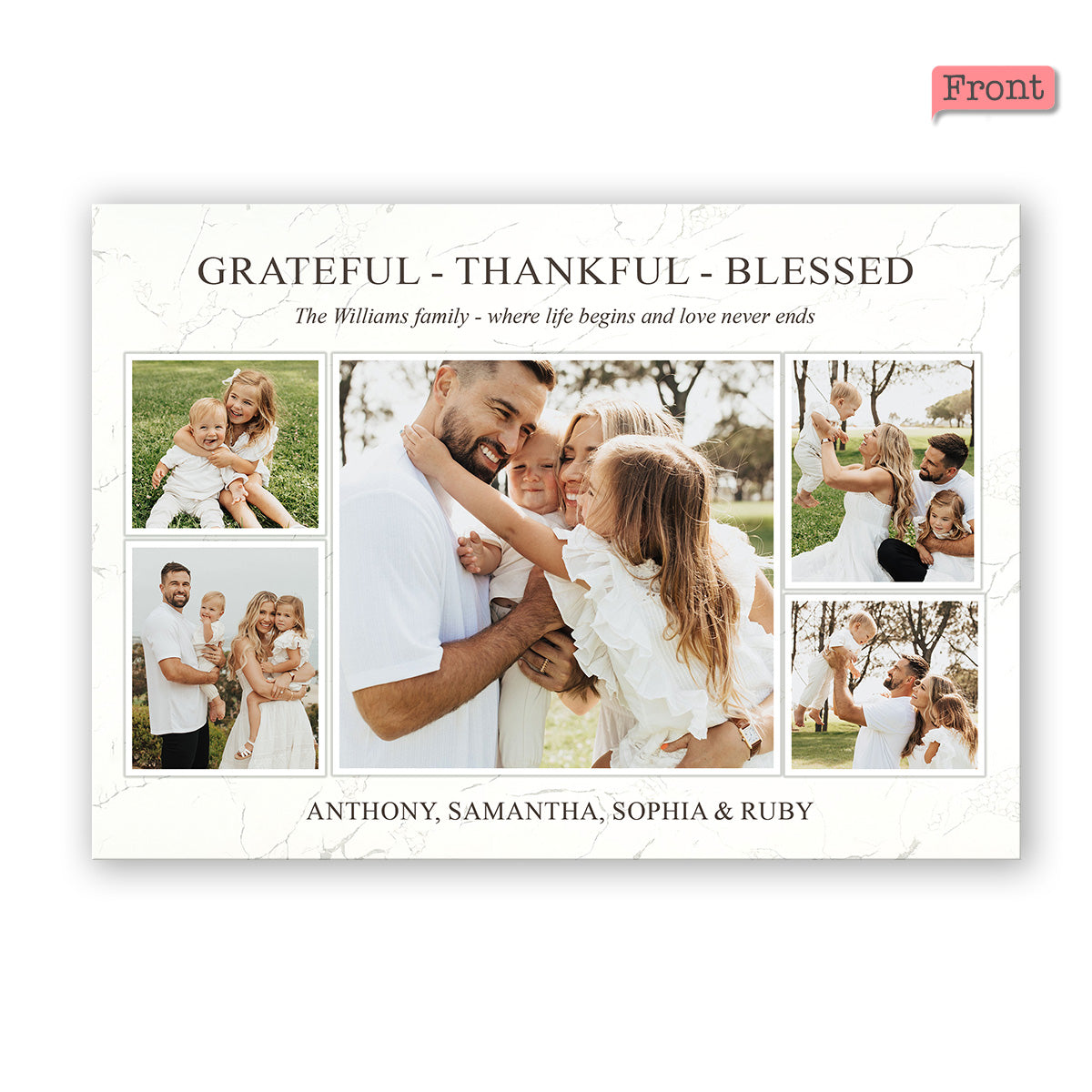 Forever Love - Personalized QR Greeting Card