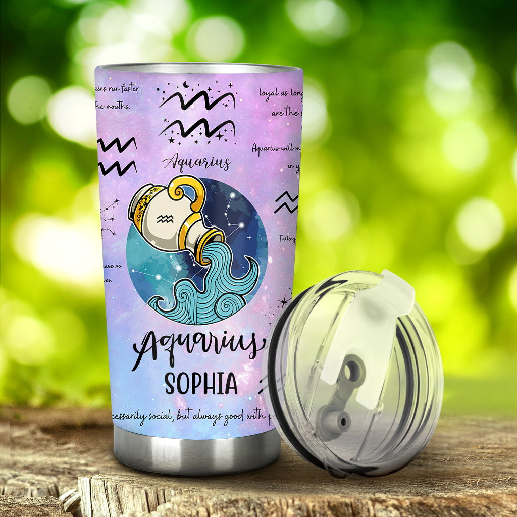 Zodiac Sign Tumbler - Personalized Tumbler