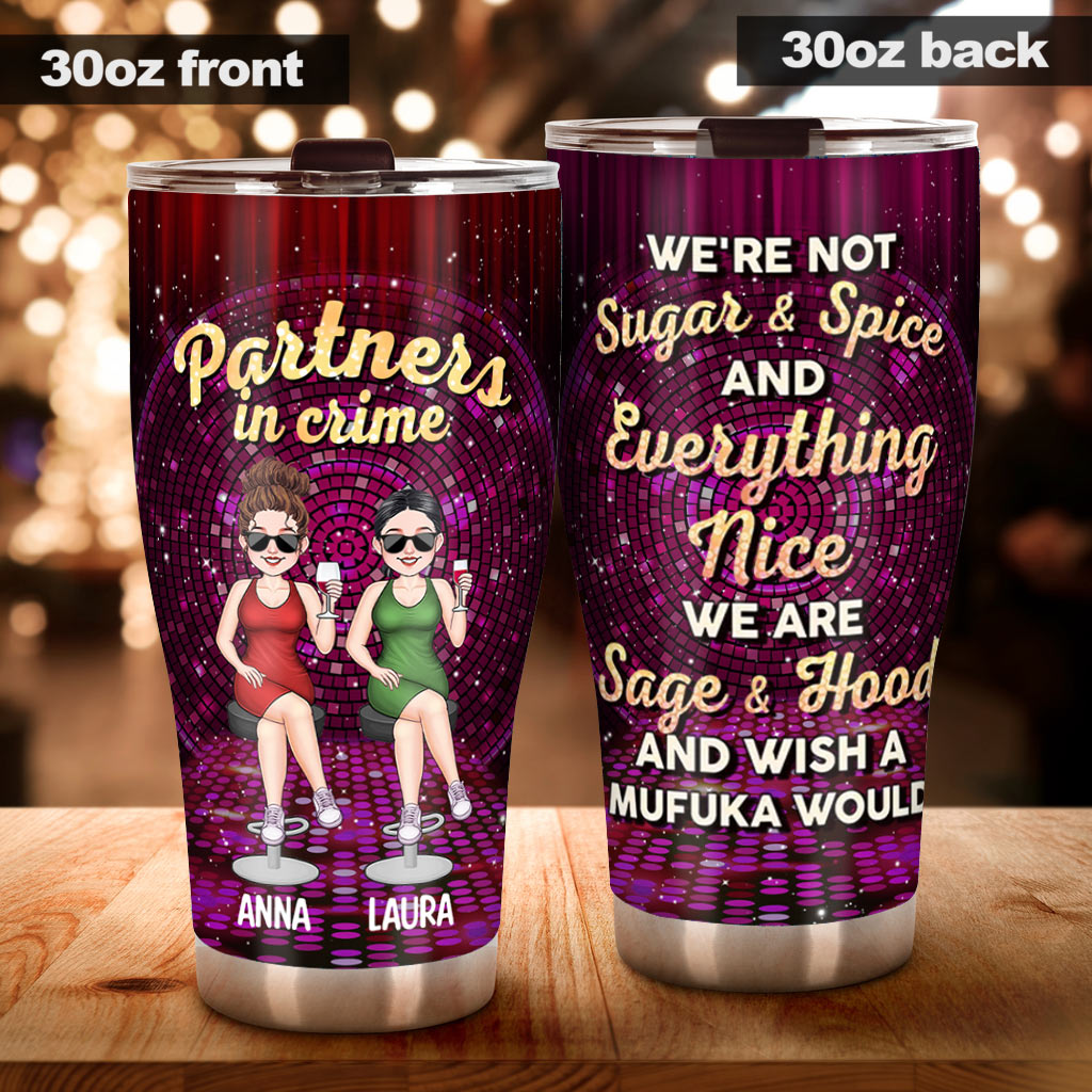 If We Get Caught - Personalized Bestie Tumbler