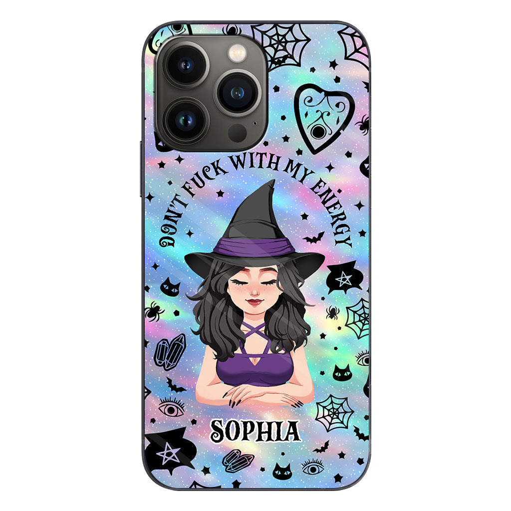 Don't F With My Energy - Personalized Witch Phone Case