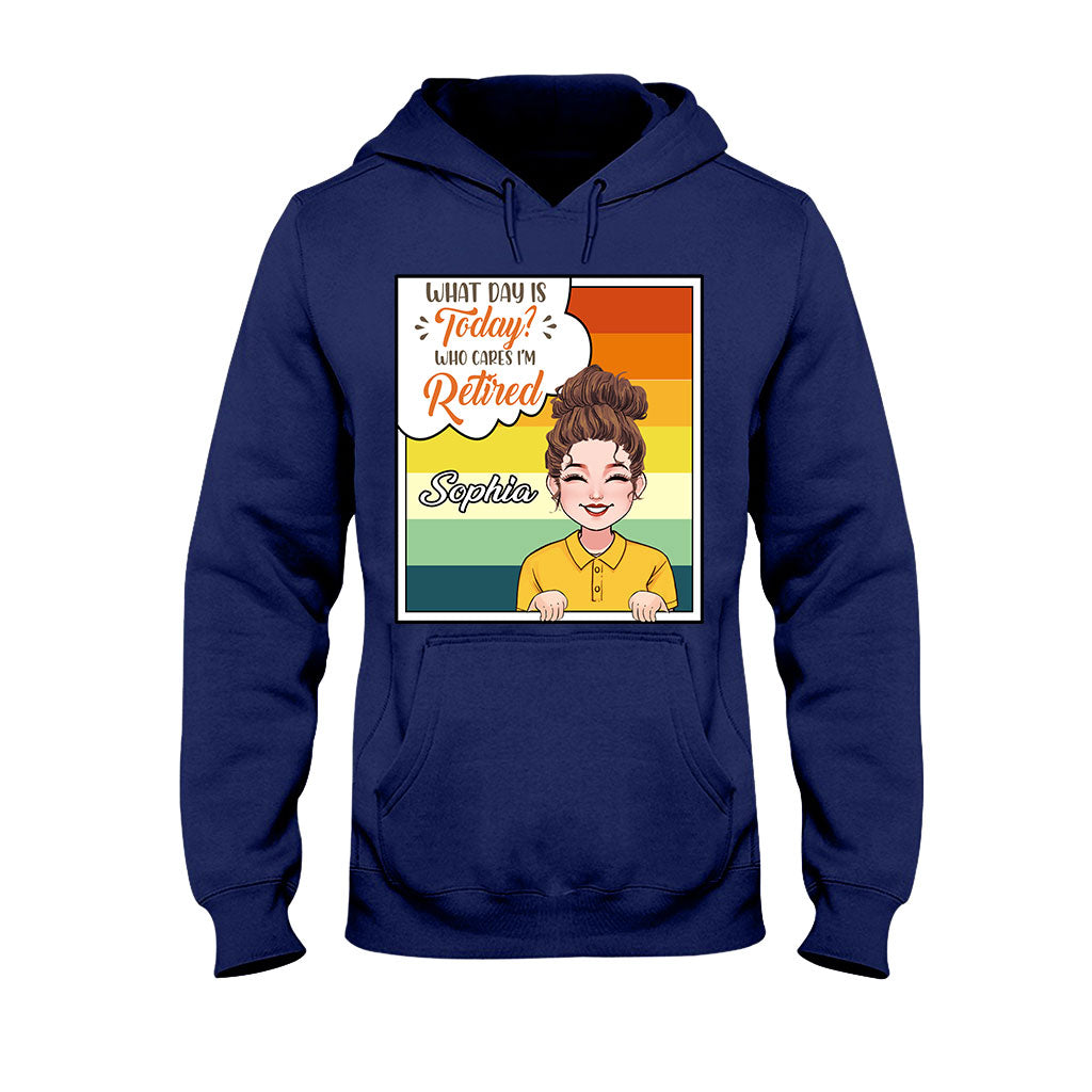 Quel jour sommes-nous ? - T-shirt et sweat à capuche personnalisés pour retraités