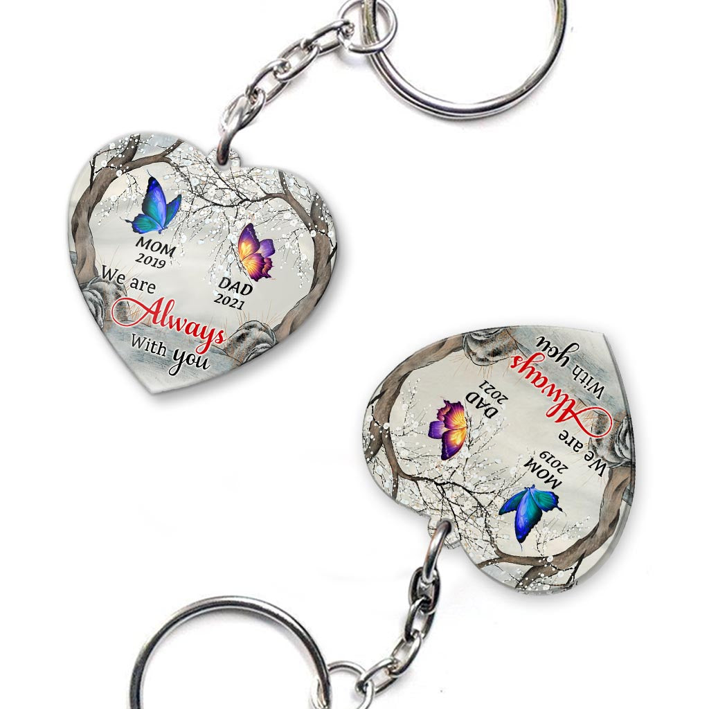 I AM Always With You - Personalized Memorial Keychain