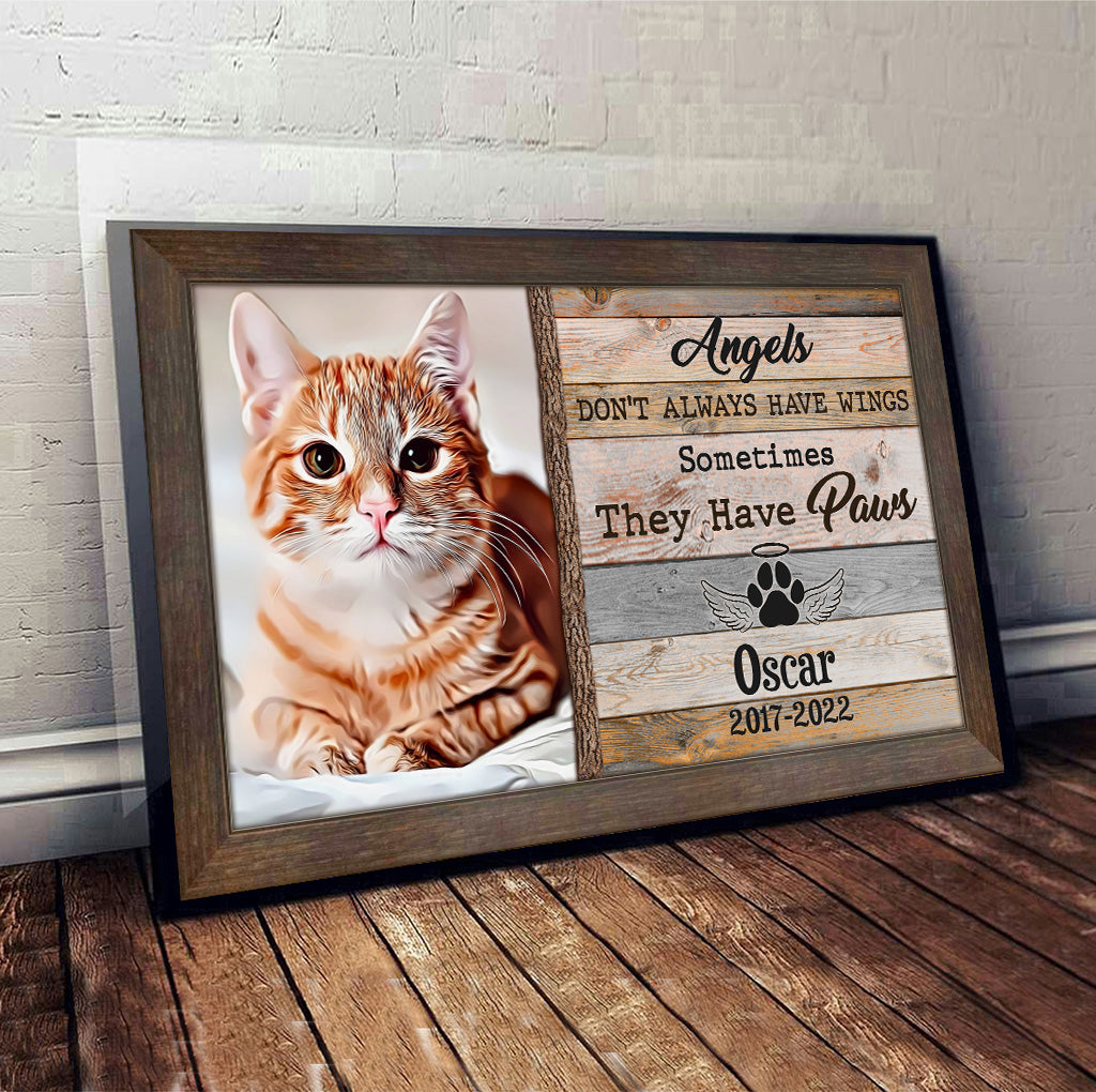 Les anges n'ont pas toujours d'ailes - Toile et affiche personnalisées pour chiens