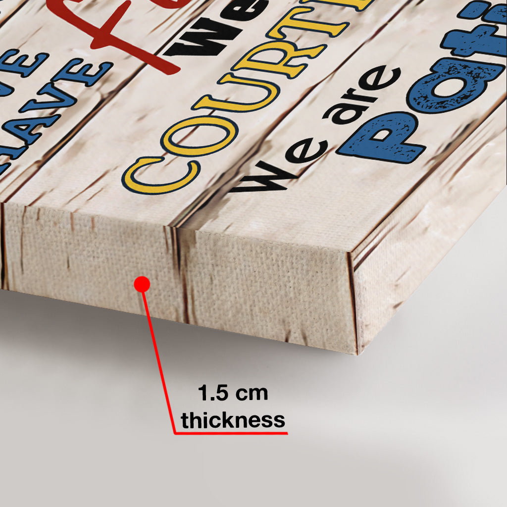 In This Quilting Room - Personalized Quilting Canvas And Poster