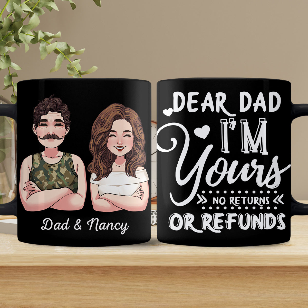 Dear Mom Dear Dad I'm Yours - Gift for mom, dad - Personalized Mug