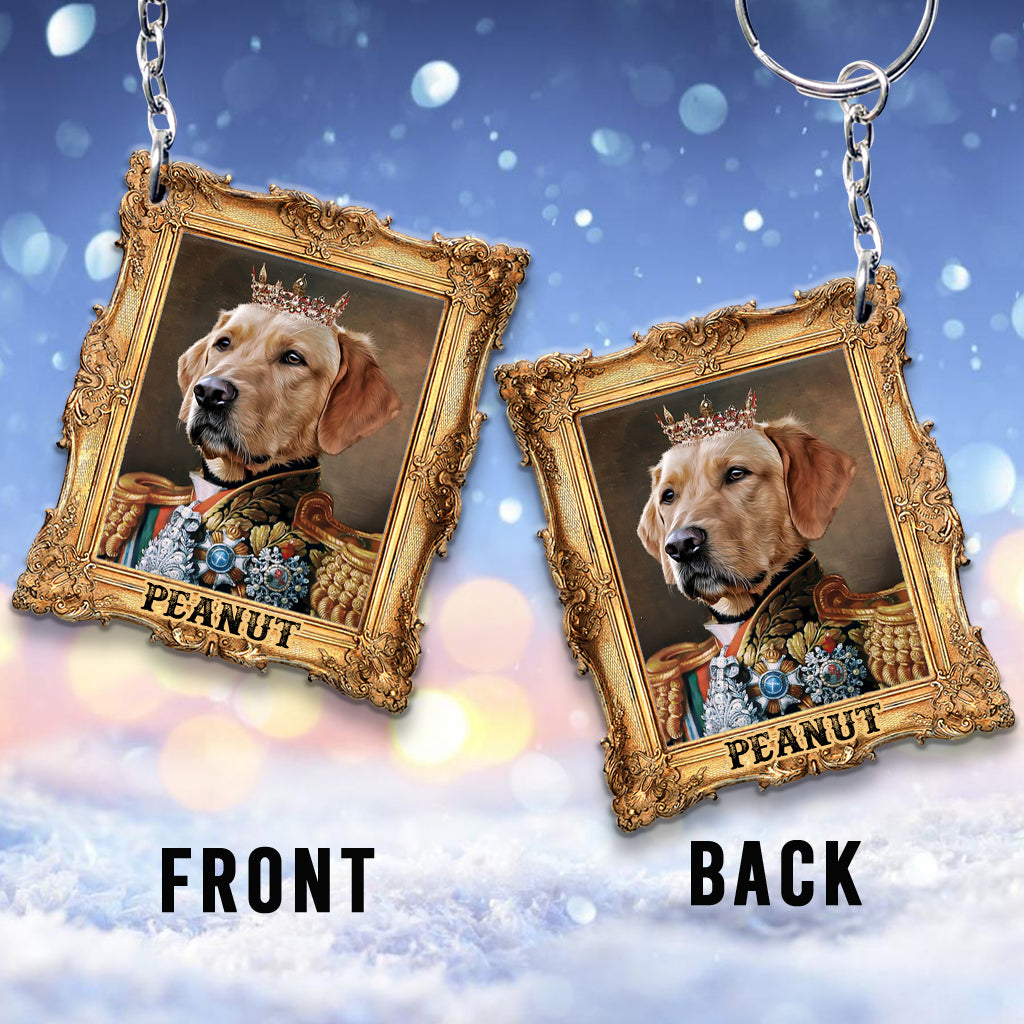 The King - Personalized Dog Keychain